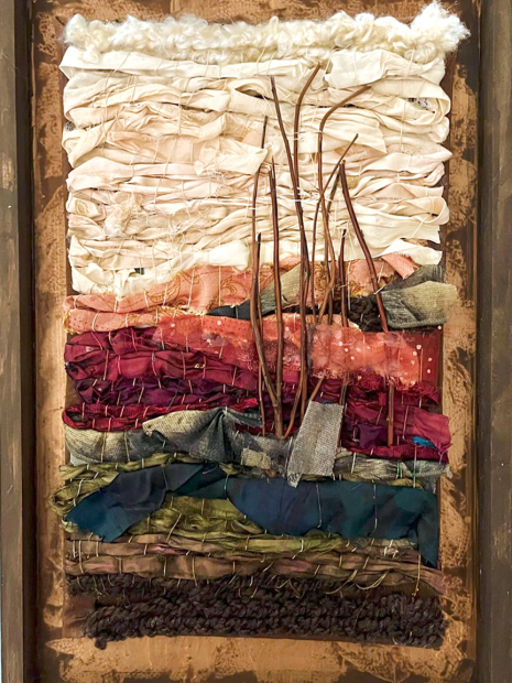 Peggie Williamson "Winter Sky"framed