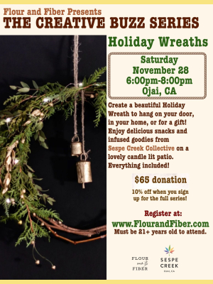 Holiday Wreath  Making Craft Party